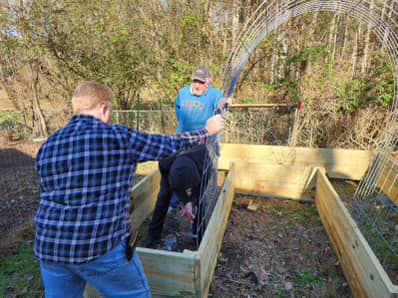 Alan Brady's garden build