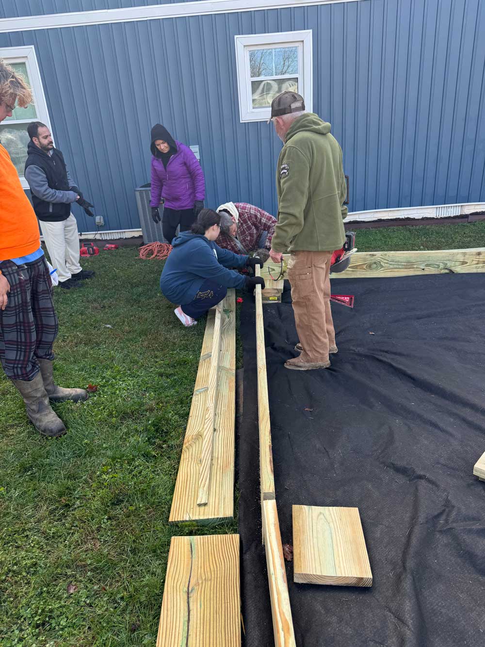 Christian Miller's garden build