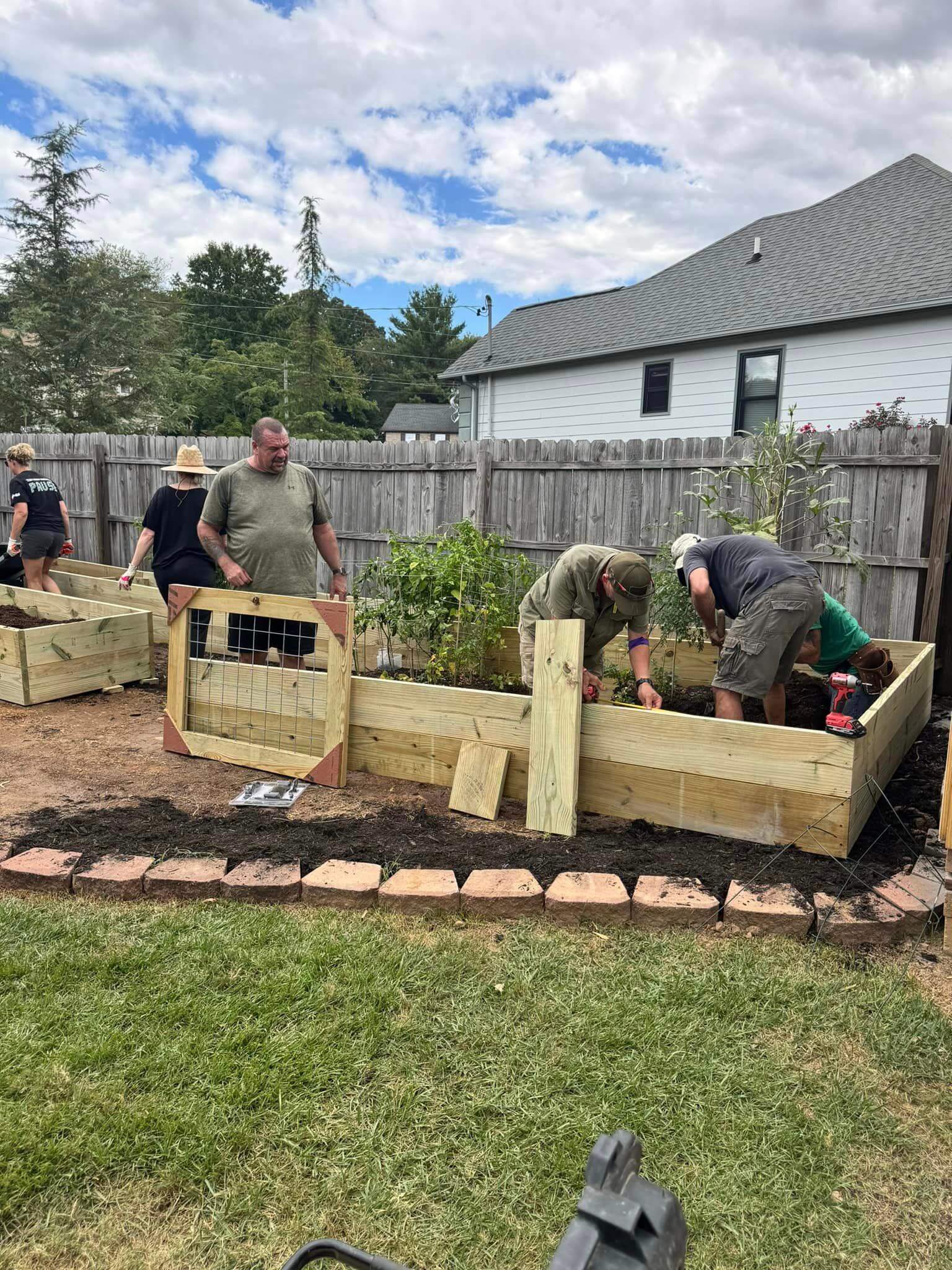 Rober Cooter's garden build