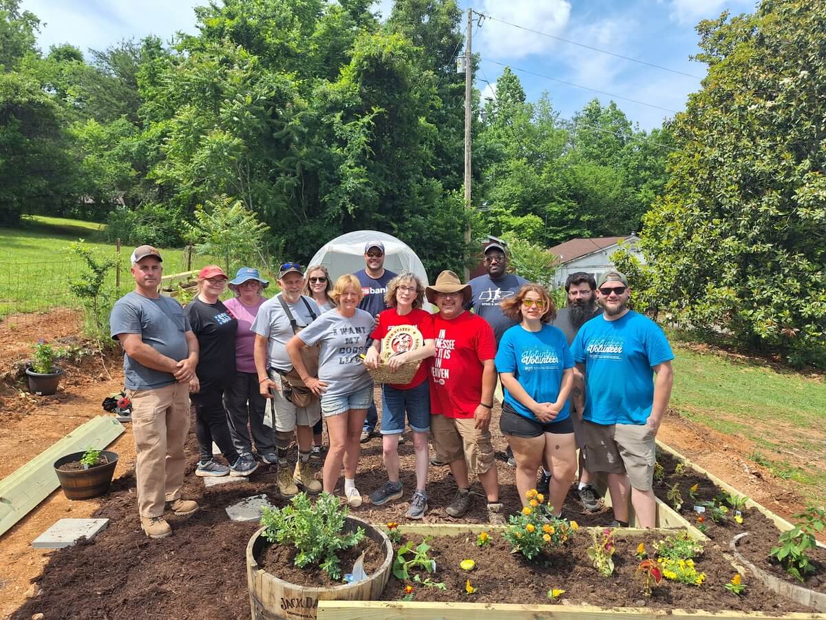 Tammy Pederson's garden build