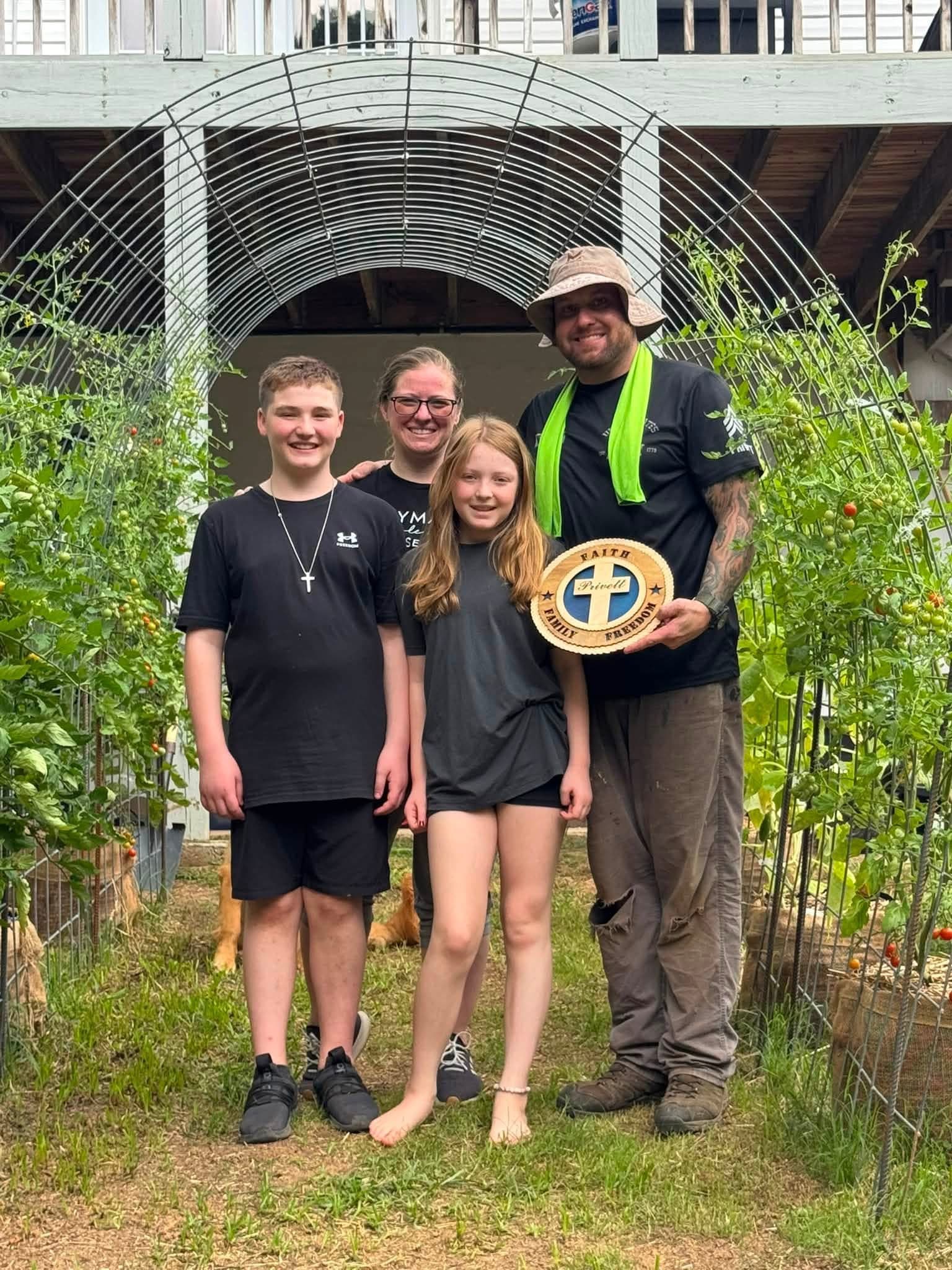 David Privett's garden build